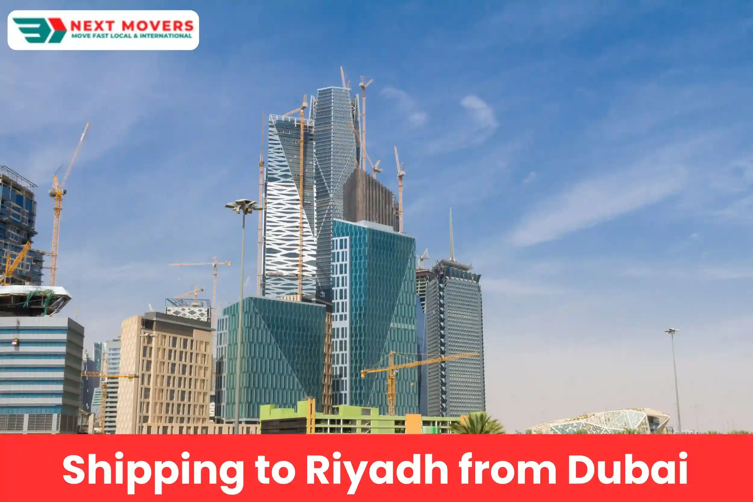 Shipping to Riyadh from Dubai