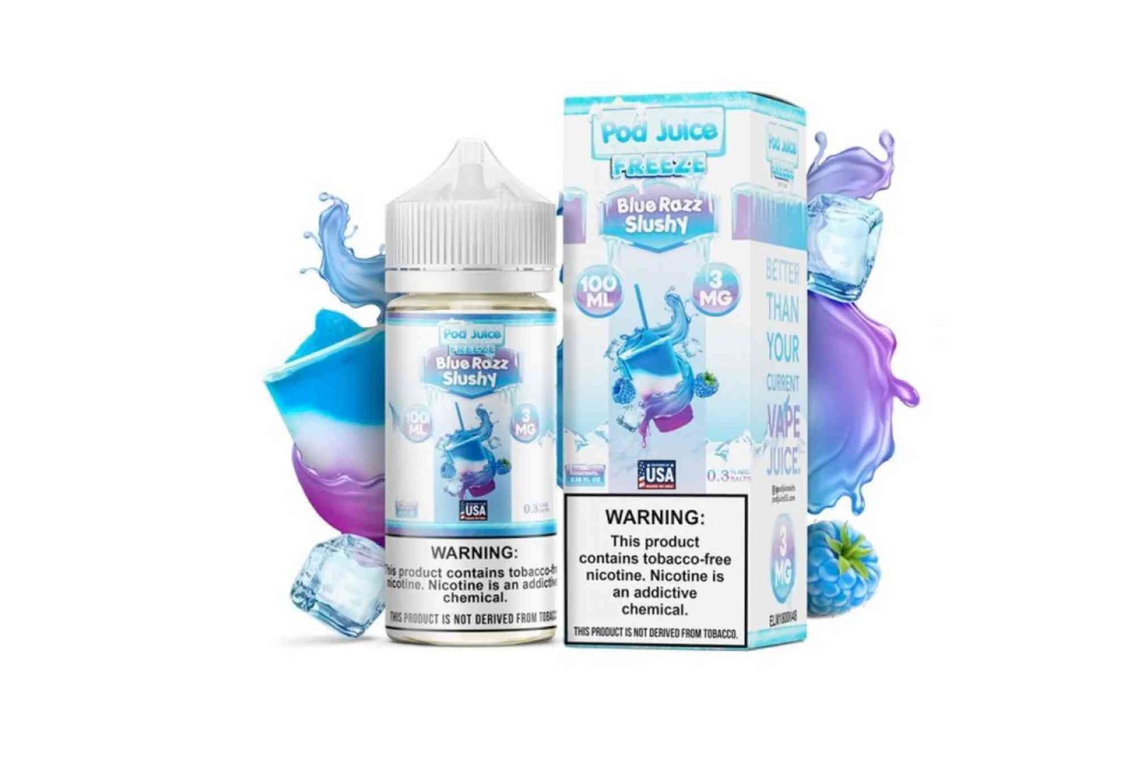 Blue Razz Ice Vape Juice Review: Sweet Meets Cool