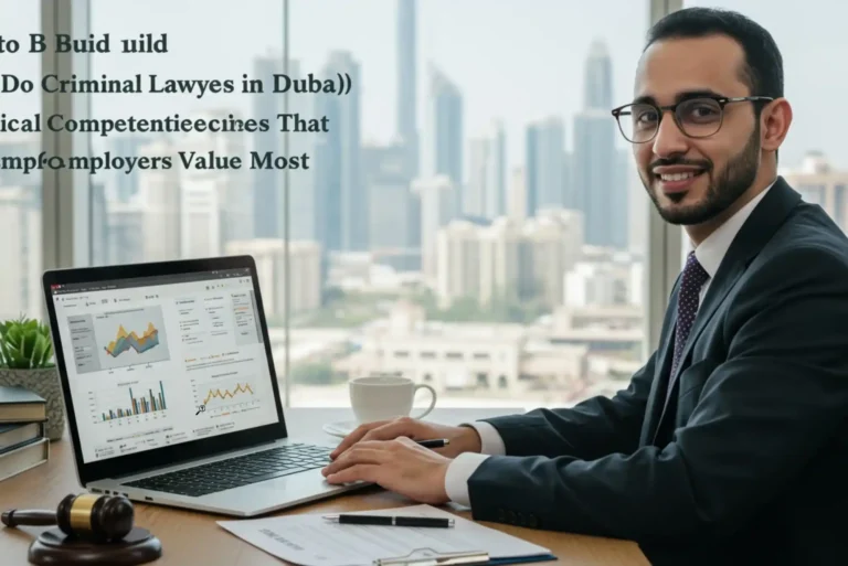 What Do Criminal Lawyers in Dubai Do